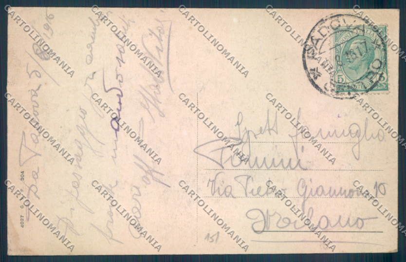 Padova Città Osservatorio Astronomico cartolina ZQ2299 – retro