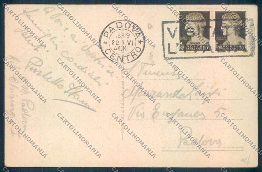 Padova Città cartolina ZQ2312 – retro