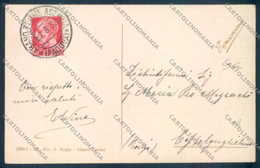 Padova Città Armistizio Mandria cartolina ZQ2314 – retro