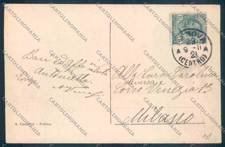Padova Città cartolina ZQ2324 – retro
