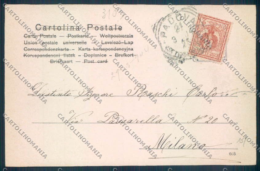 Padova Città cartolina ZQ2334 – retro