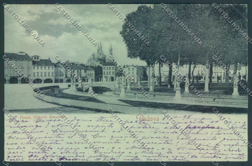 Padova Città Chiaro di Luna PIEGA cartolina ZQ2338 – fronte