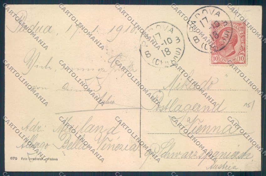Padova Città cartolina ZQ2354 – retro