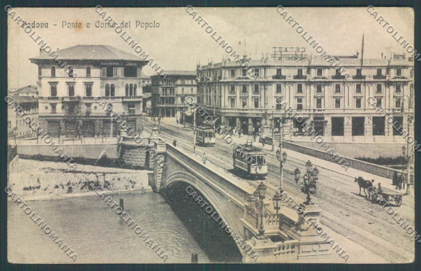 Padova Città Tram cartolina ZQ2367 – fronte