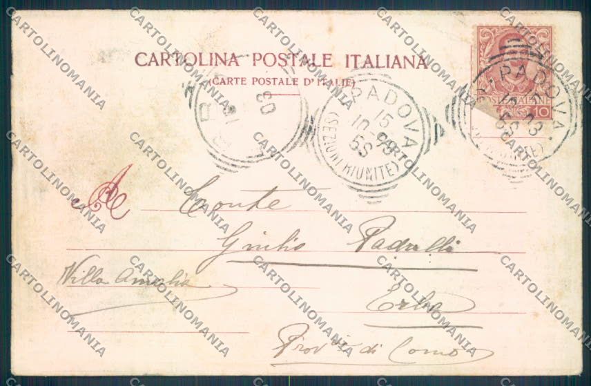 Padova Città Antonio da Padova cartolina ZQ2370 – retro