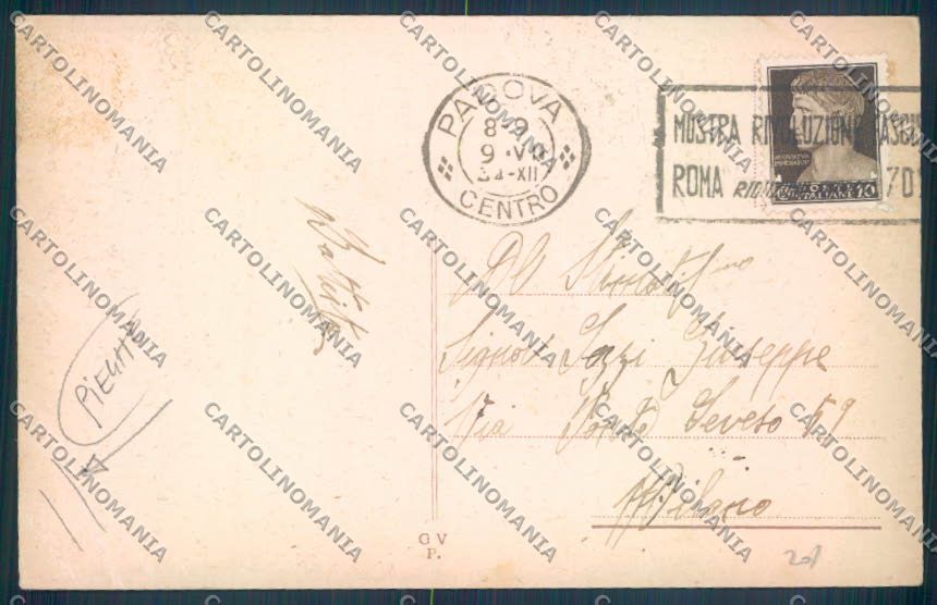 Padova Città Antonio da Padova Saluti da PIEGHE cartolina ZQ2384 – retro