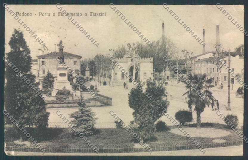 Padova Città Mazzini PIEGHINE cartolina ZQ2385 – fronte