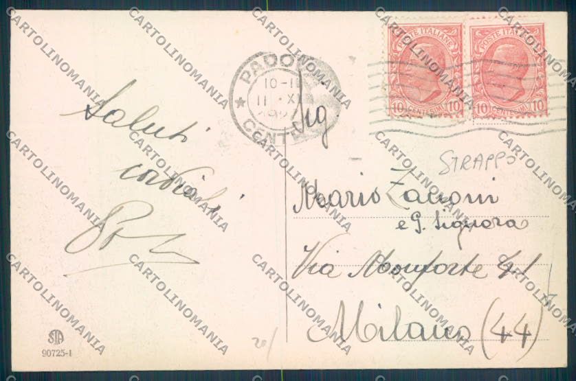 Padova Città Stazione STRAPPO cartolina ZQ2387 – retro