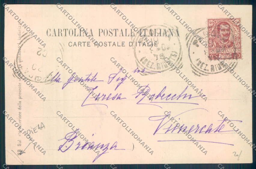 Padova Città Mercato PIEGA cartolina ZQ2403 – retro