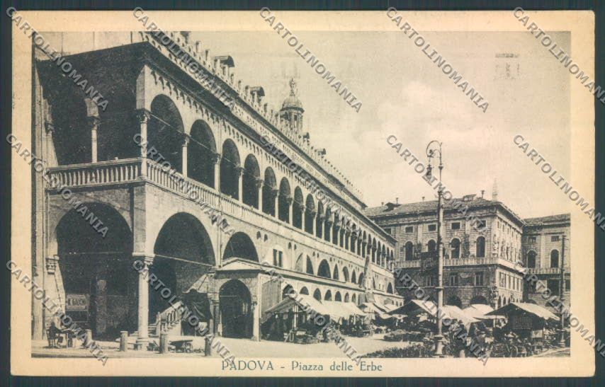 Padova Città Mercato PIEGA cartolina ZQ2405 – fronte