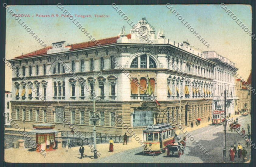 Padova Città Poste Tram Edicola cartolina ZQ2406 – fronte