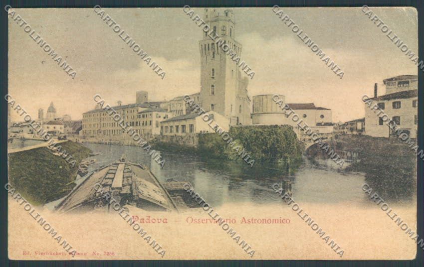 Padova Città Osservatorio Astronomico PIEGHINA cartolina ZQ2409 – fronte
