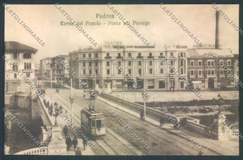 Padova Città Tram cartolina ZQ2416 – fronte