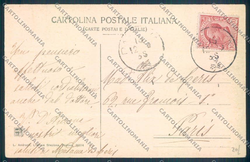 Padova Città cartolina ZQ2417 – retro