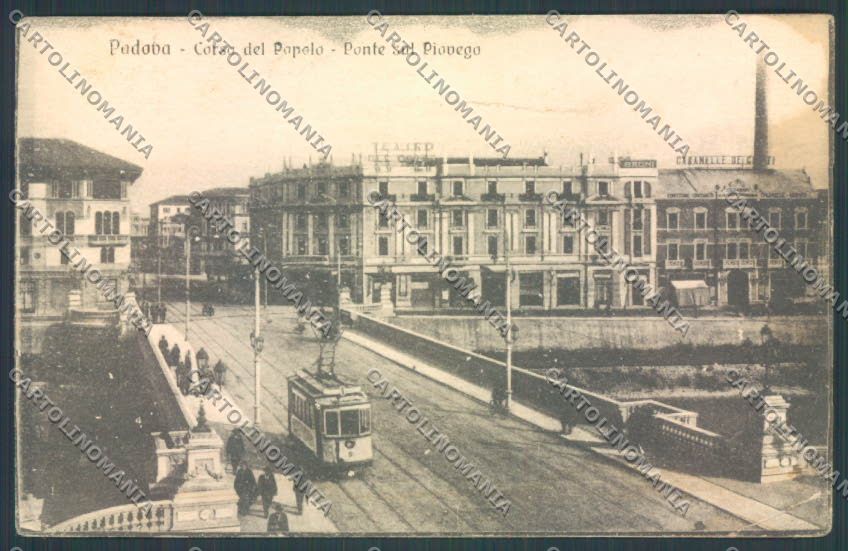 Padova Città Tram PIEGHE cartolina ZQ2423 – fronte