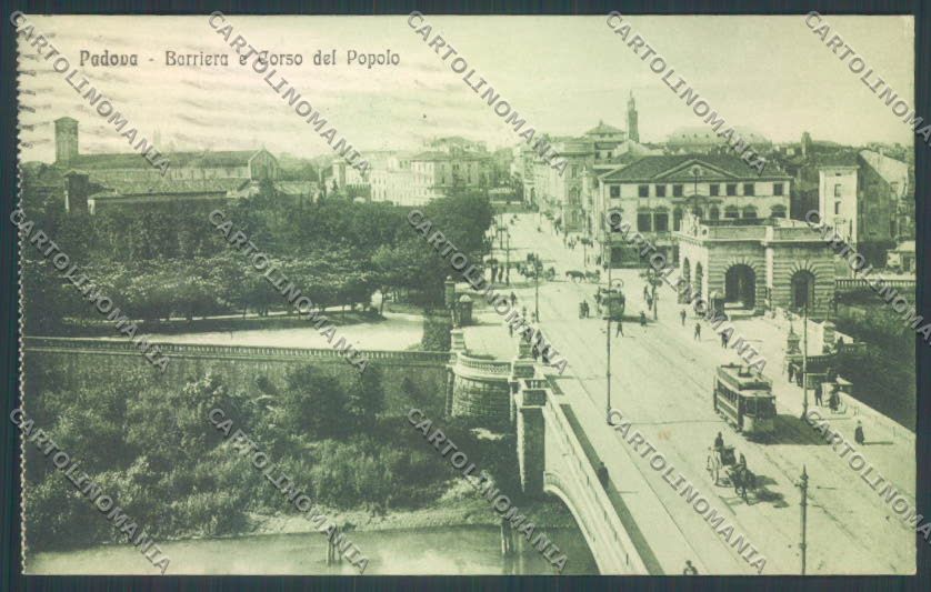 Padova Città Tram cartolina ZQ2428 – fronte