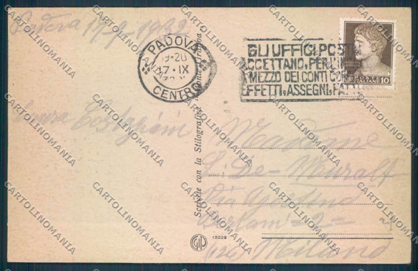 Padova Città cartolina ZQ2429 – retro
