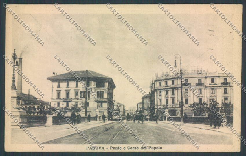 Padova Città Tram cartolina ZQ2430 – fronte
