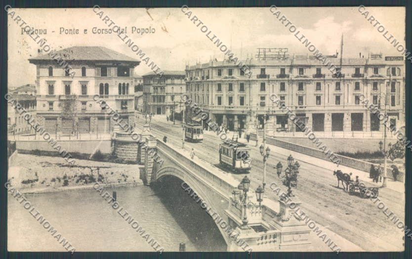 Padova Città Tram cartolina ZQ2431 – fronte