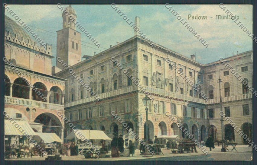 Padova Città Mercato PIEGHINA cartolina ZQ2452 – fronte