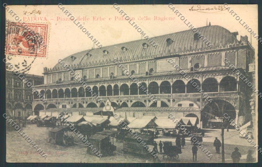 Padova Città Mercato cartolina ZQ2453 – fronte