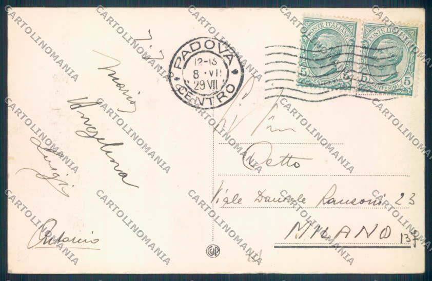Padova Città cartolina ZQ2455 – retro
