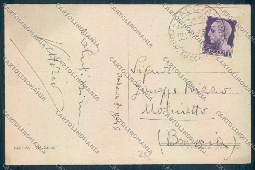 Padova Città cartolina ZQ2459 – retro