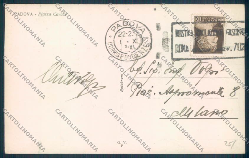 Padova Città Edicola Foto cartolina ZQ2463 – retro