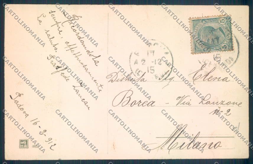 Padova Città Antonio da Padova cartolina ZQ2467 – retro