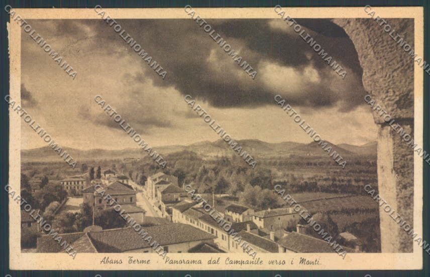Padova Abano Terme cartolina ZQ2484 – fronte