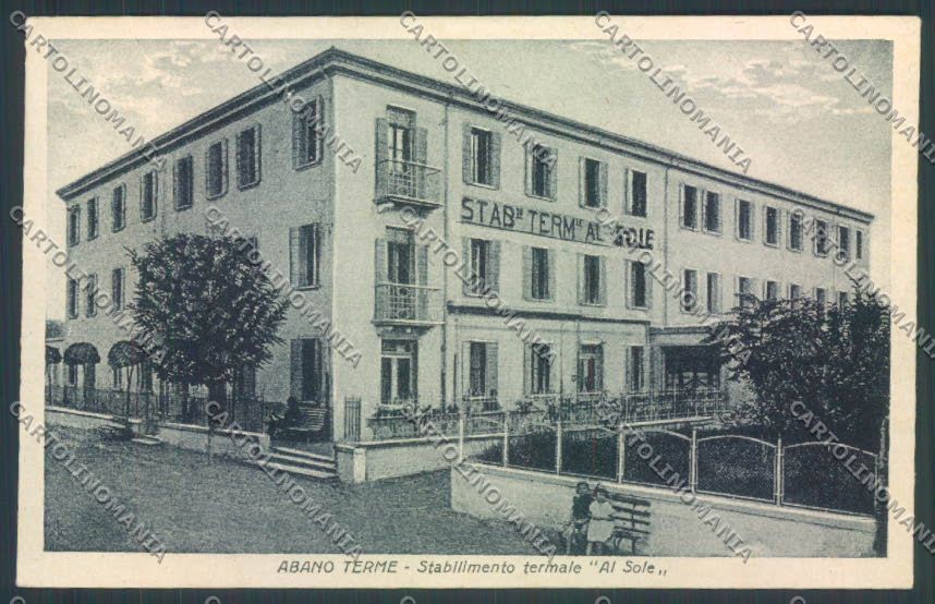 Padova Abano Terme cartolina ZQ2486 – fronte