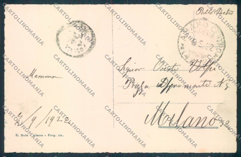Padova Abano Terme cartolina ZQ2488 – retro
