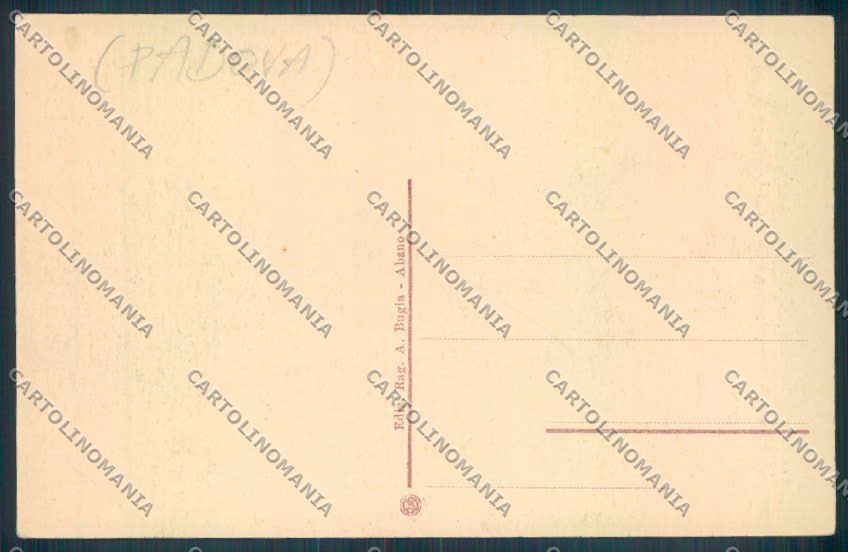 Padova Abano Terme cartolina ZQ2489 – retro