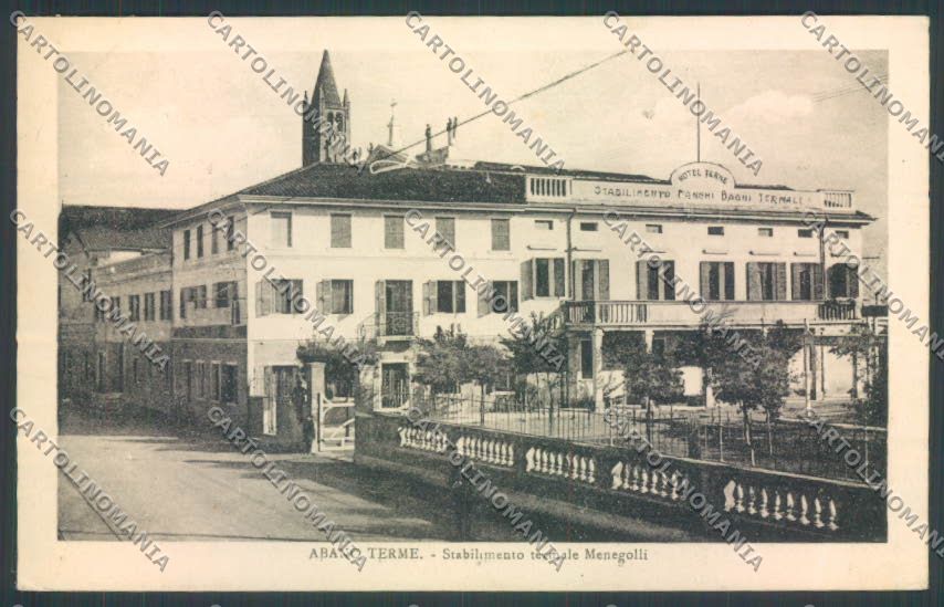 Padova Abano Terme PIEGA cartolina ZQ2492 – fronte
