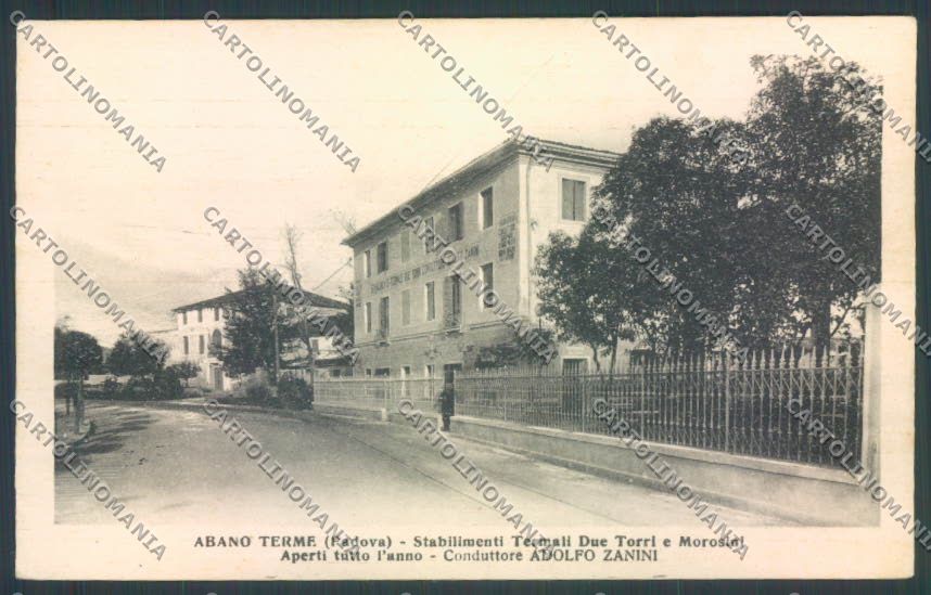 Padova Abano Terme cartolina ZQ2505 – fronte