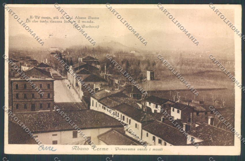 Padova Abano Terme cartolina ZQ2508 – fronte
