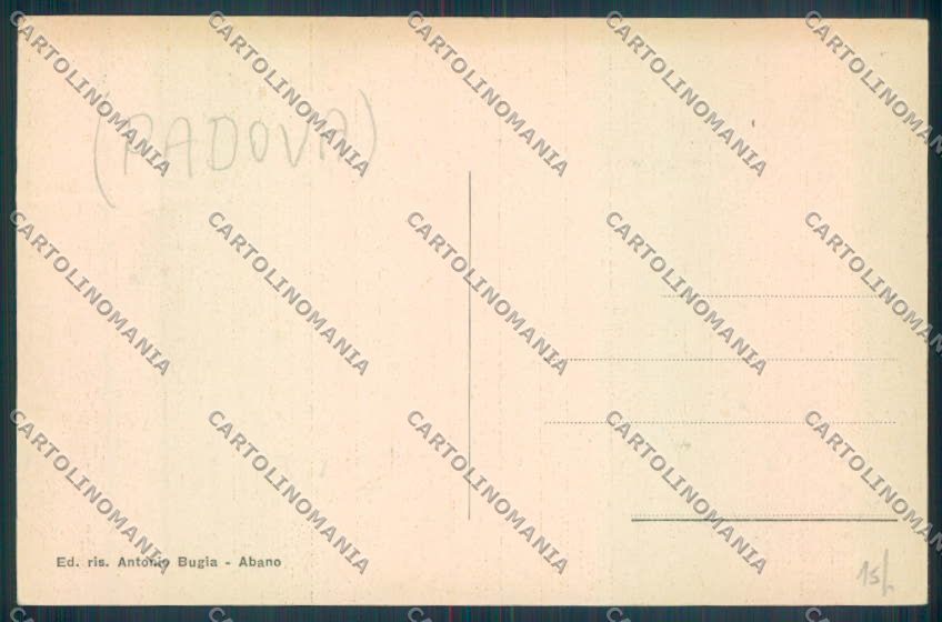 Padova Abano Terme cartolina ZQ2533 – retro