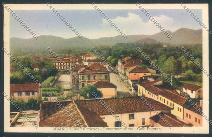 Padova Abano Terme cartolina ZQ2535 – fronte