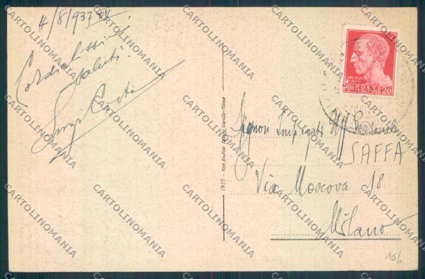 Padova Abano Terme cartolina ZQ2547 – retro