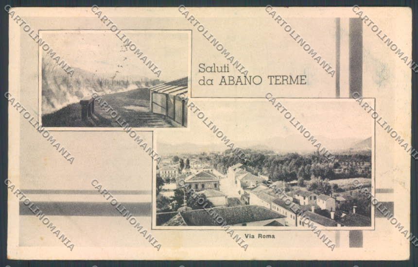 Padova Abano Terme Saluti da cartolina ZQ2554 – fronte