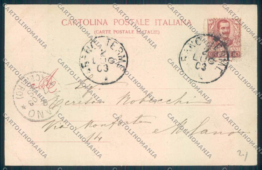 Padova Abano Terme cartolina ZQ2556 – retro