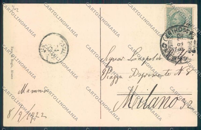 Padova Abano Terme cartolina ZQ2557 – retro