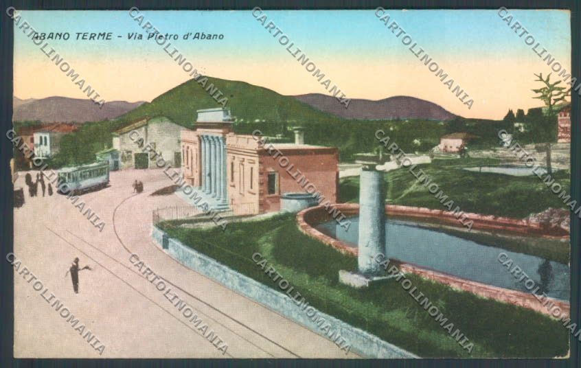 Padova Abano Terme Tram cartolina ZQ2573 – fronte