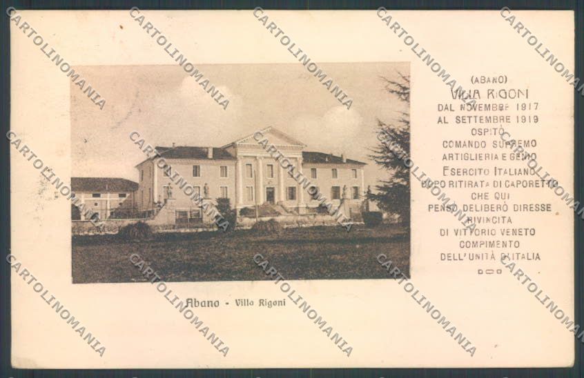 Padova Abano Terme cartolina ZQ2582 – fronte