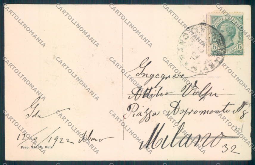Padova Abano Terme cartolina ZQ2587 – retro