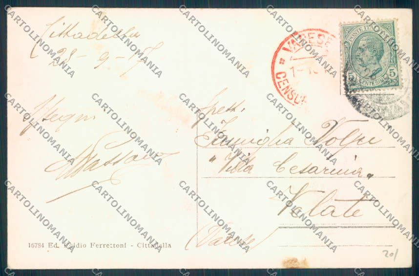 Padova Cittadella cartolina ZQ2615 – retro