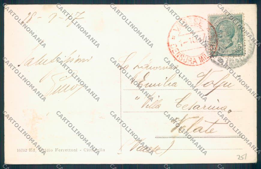 Padova Cittadella cartolina ZQ2618 – retro