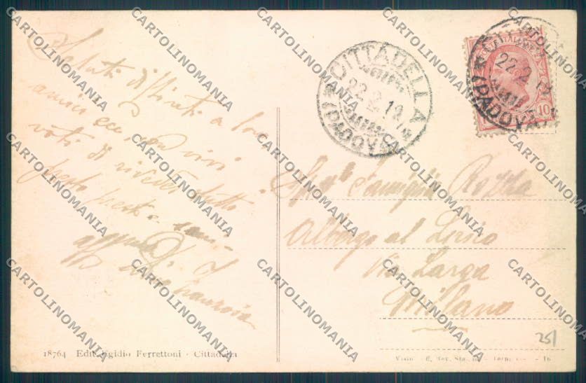 Padova Cittadella cartolina ZQ2620 – retro