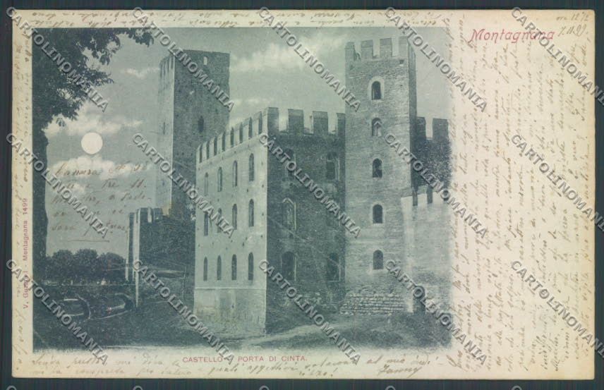 Padova Montagnana Chiaro di Luna cartolina ZQ2634 – fronte