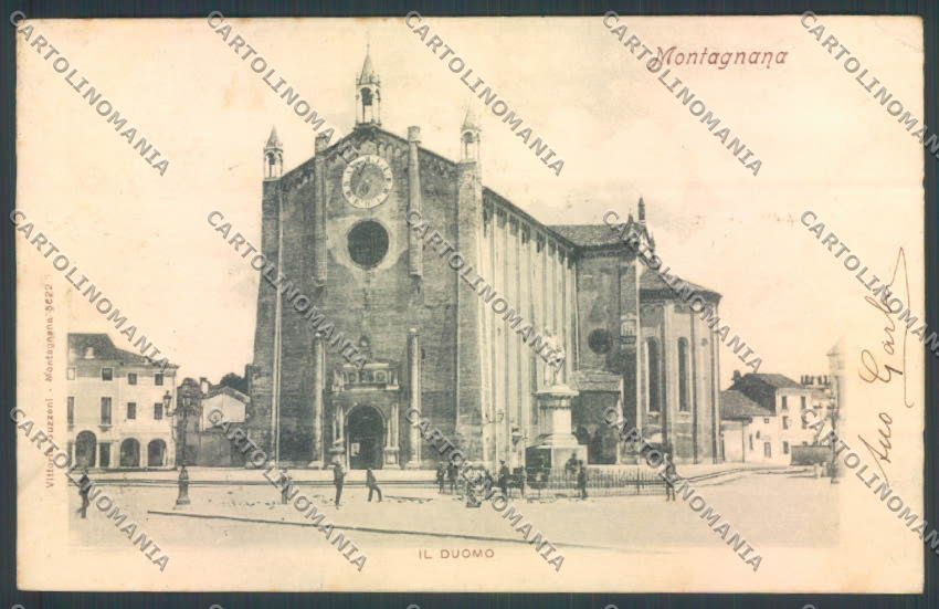 Padova Montagnana PIEGHINA cartolina ZQ2641 – fronte